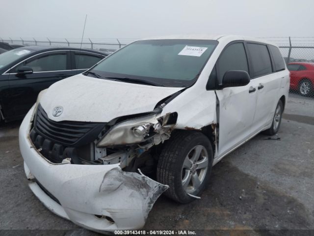 Photo 1 VIN: 5TDZK3DC8DS374074 - TOYOTA SIENNA 