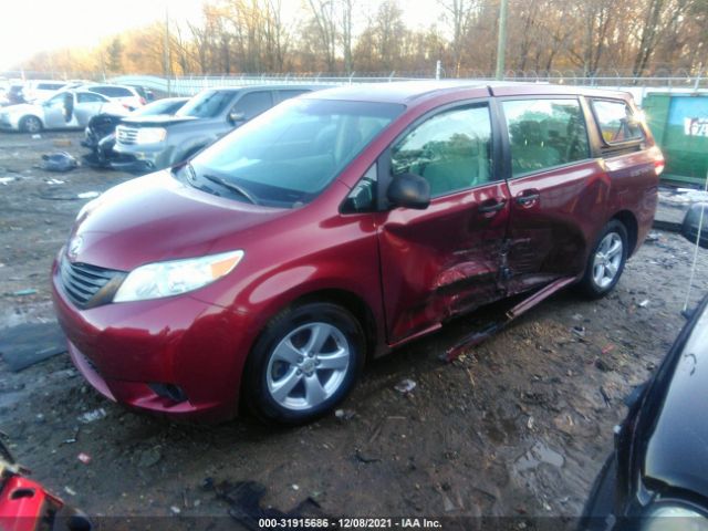 Photo 1 VIN: 5TDZK3DC9BS061399 - TOYOTA SIENNA 