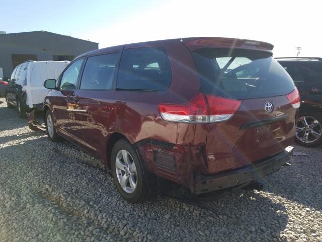 Photo 2 VIN: 5TDZK3DC9BS095813 - TOYOTA SIENNA 