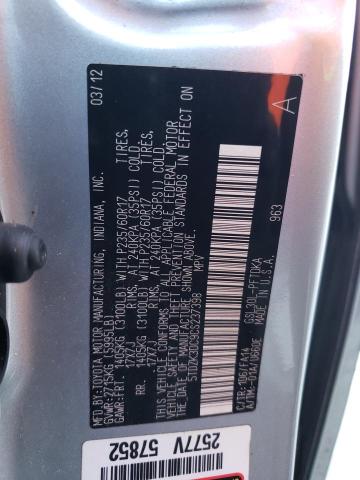 Photo 12 VIN: 5TDZK3DC9CS237398 - TOYOTA SIENNA 