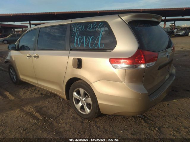 Photo 2 VIN: 5TDZK3DCXDS292198 - TOYOTA SIENNA 