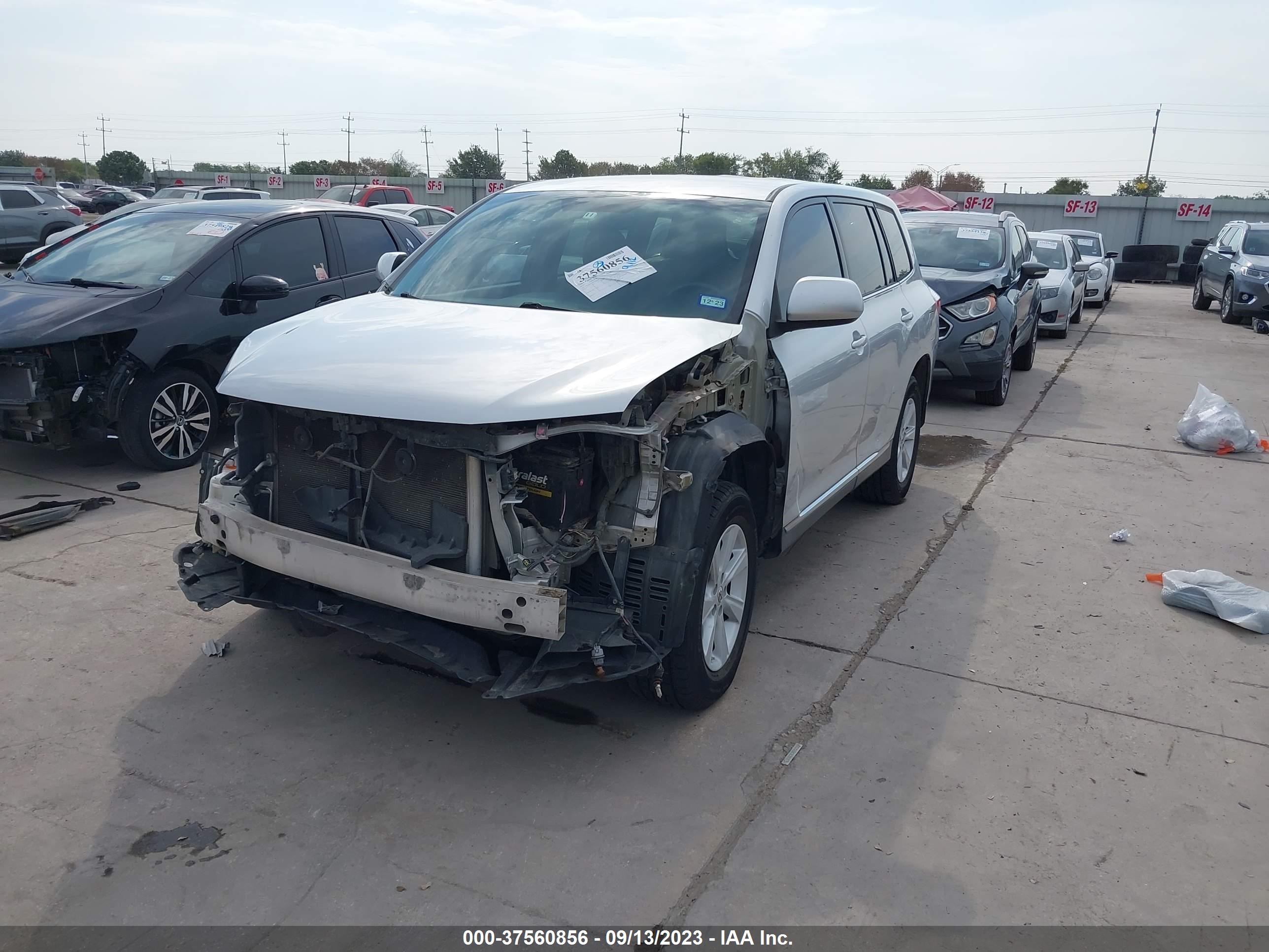 Photo 1 VIN: 5TDZK3EH0DS106047 - TOYOTA HIGHLANDER 