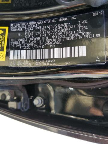 Photo 9 VIN: 5TDZK3EH1CS087412 - TOYOTA HIGHLANDER 