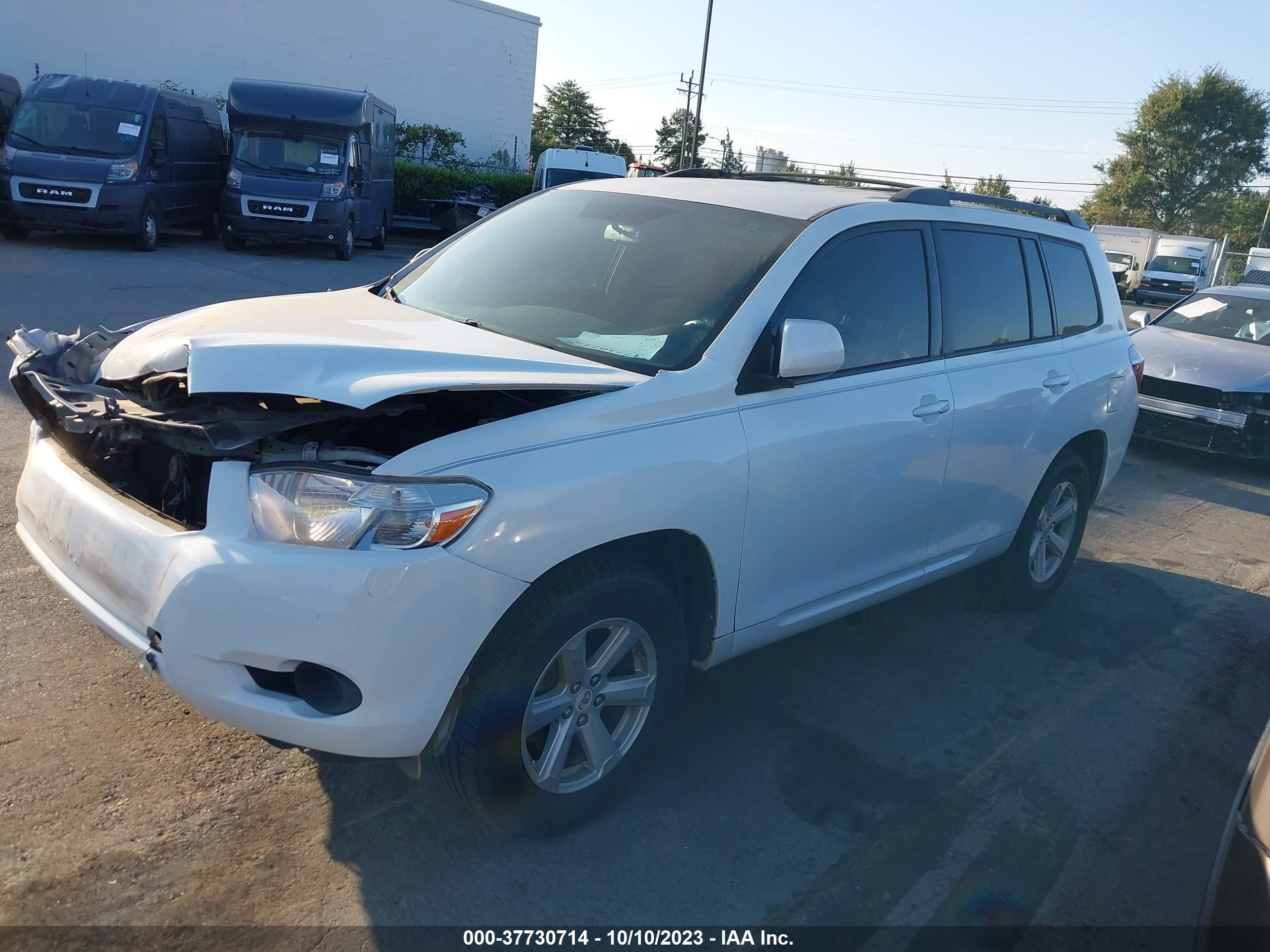 Photo 1 VIN: 5TDZK3EH8AS009447 - TOYOTA HIGHLANDER 