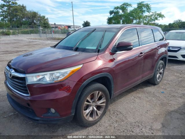 Photo 1 VIN: 5TDZKRFH0FS111351 - TOYOTA HIGHLANDER 