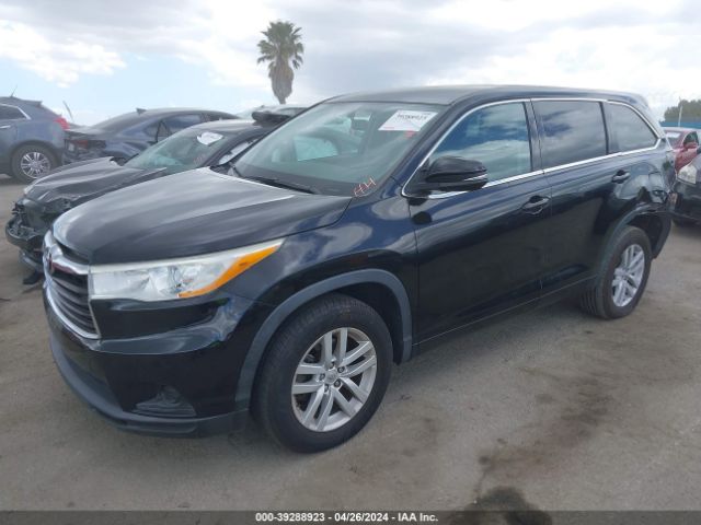 Photo 1 VIN: 5TDZKRFH1ES013928 - TOYOTA HIGHLANDER 