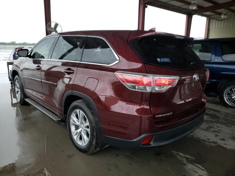 Photo 2 VIN: 5TDZKRFH2FS063416 - TOYOTA HIGHLANDER 