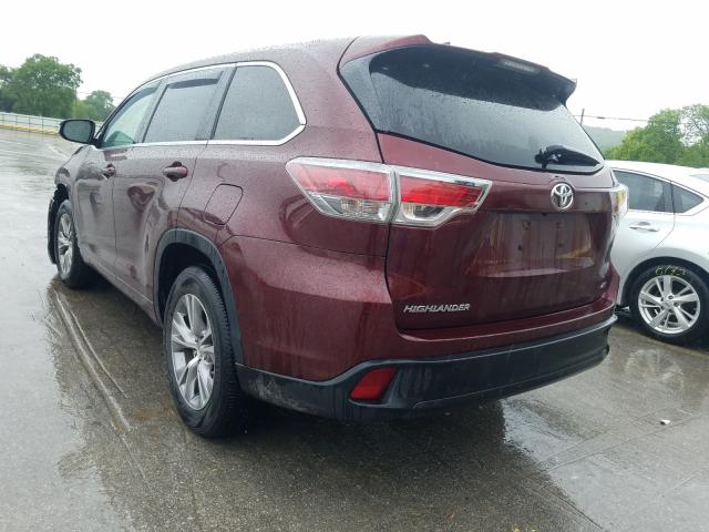 Photo 2 VIN: 5TDZKRFH2FS079969 - TOYOTA HIGHLANDER 