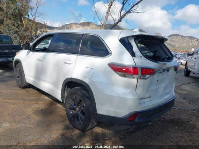 Photo 2 VIN: 5TDZKRFH2GS126175 - TOYOTA HIGHLANDER 