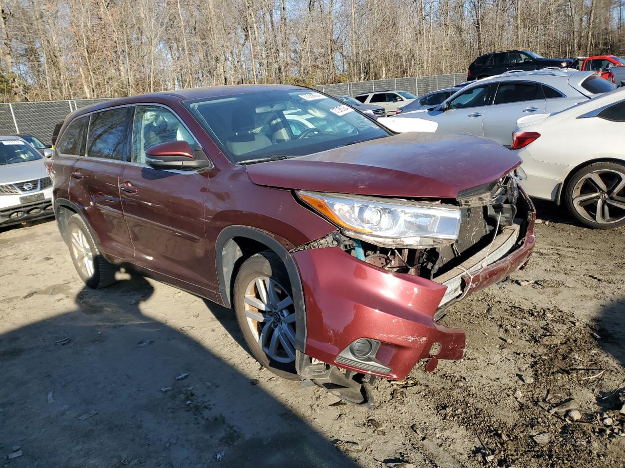 Photo 3 VIN: 5TDZKRFH2GS174341 - TOYOTA HIGHLANDER 