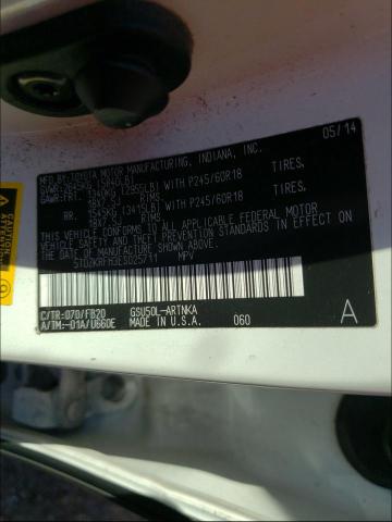 Photo 9 VIN: 5TDZKRFH3ES025711 - TOYOTA HIGHLANDER 