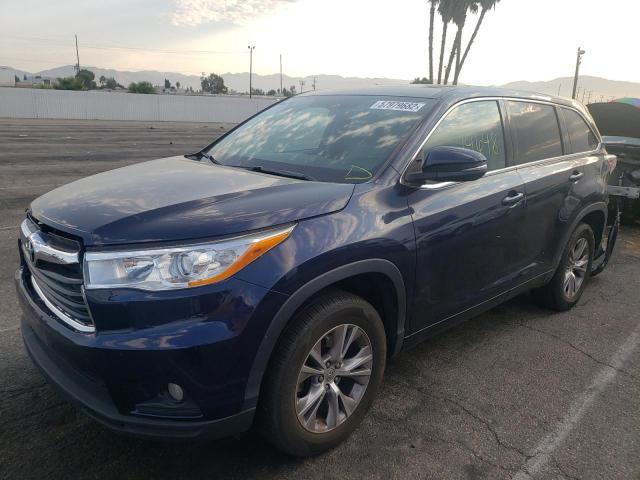 Photo 1 VIN: 5TDZKRFH3ES031542 - TOYOTA HIGHLANDER 