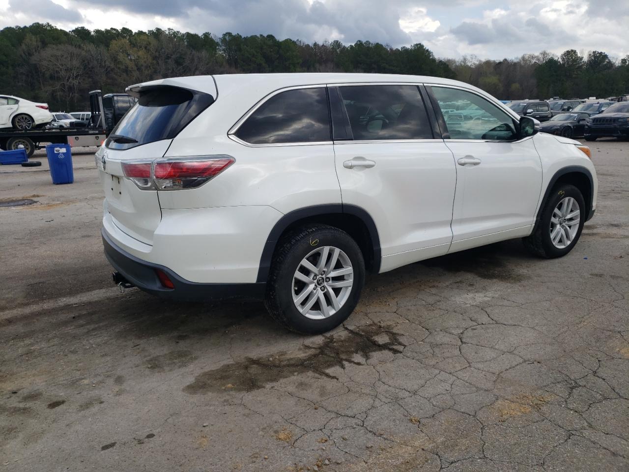 Photo 2 VIN: 5TDZKRFH3GS177278 - TOYOTA HIGHLANDER 