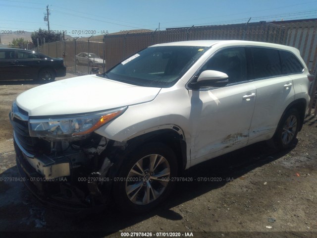 Photo 1 VIN: 5TDZKRFH3GS182139 - TOYOTA HIGHLANDER 