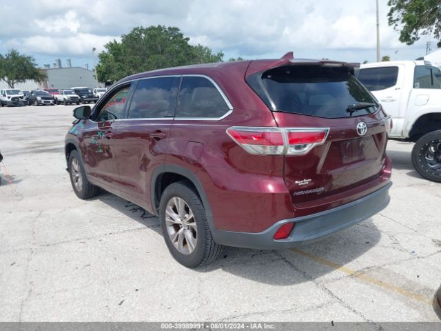 Photo 2 VIN: 5TDZKRFH4FS106024 - TOYOTA HIGHLANDER 