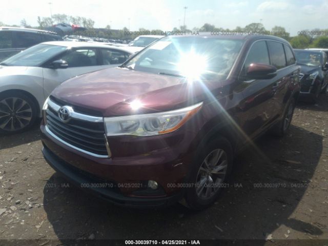 Photo 1 VIN: 5TDZKRFH5ES014001 - TOYOTA HIGHLANDER 