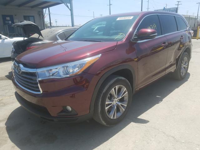 Photo 1 VIN: 5TDZKRFH6FS086780 - TOYOTA HIGHLANDER 