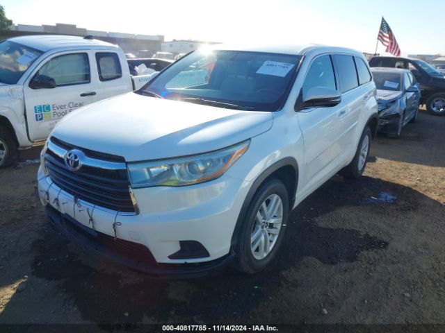 Photo 1 VIN: 5TDZKRFH7GS125443 - TOYOTA HIGHLANDER 