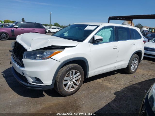 Photo 1 VIN: 5TDZKRFH7GS183245 - TOYOTA HIGHLANDER 