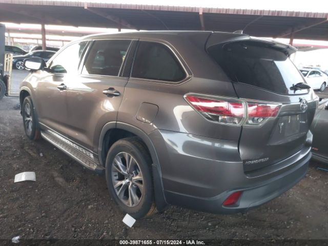 Photo 2 VIN: 5TDZKRFH8GS137150 - TOYOTA HIGHLANDER 