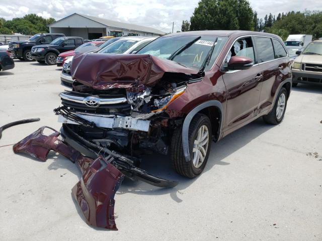 Photo 1 VIN: 5TDZKRFH8GS143806 - TOYOTA HIGHLANDER 