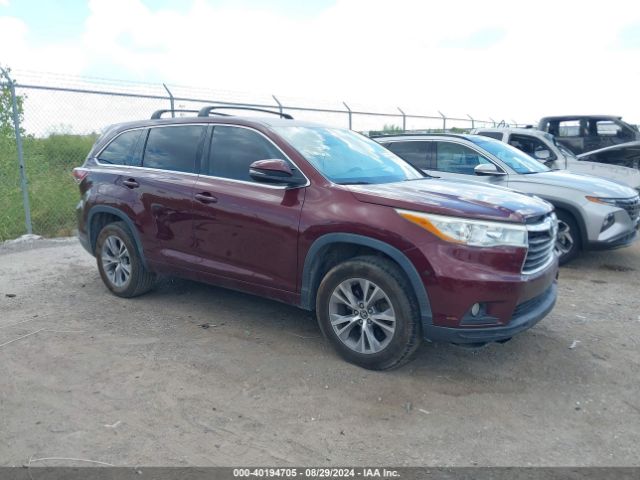 Photo 0 VIN: 5TDZKRFH8GS164588 - TOYOTA HIGHLANDER 