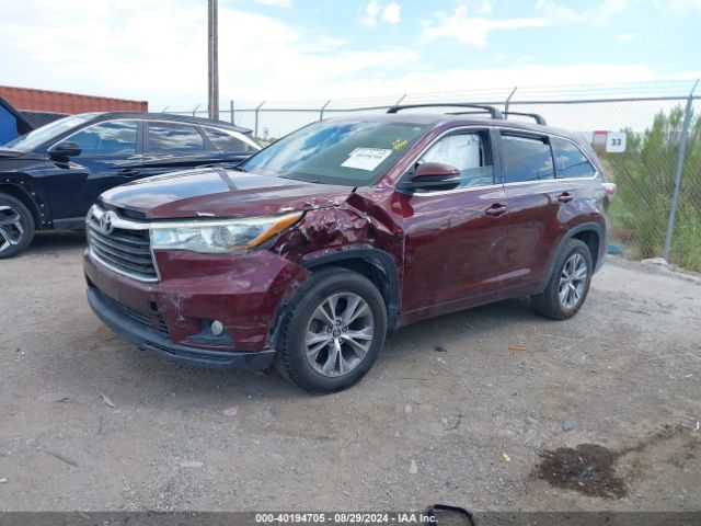 Photo 1 VIN: 5TDZKRFH8GS164588 - TOYOTA HIGHLANDER 