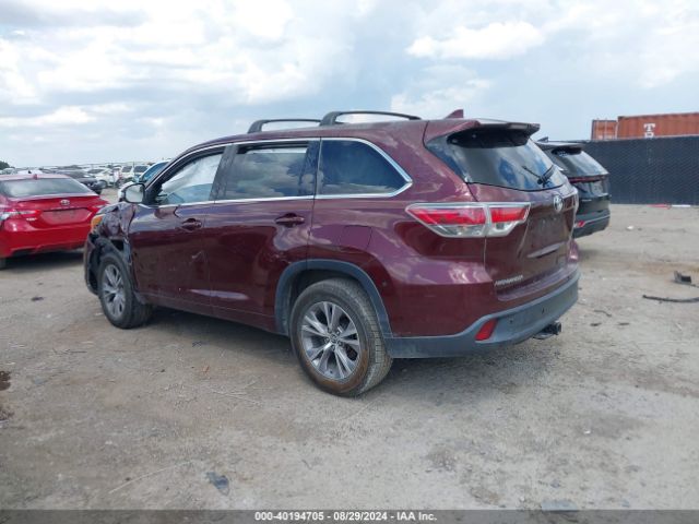 Photo 2 VIN: 5TDZKRFH8GS164588 - TOYOTA HIGHLANDER 