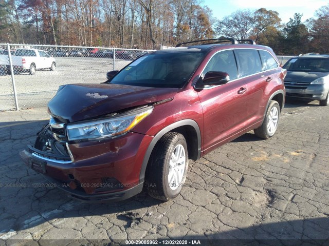 Photo 1 VIN: 5TDZKRFH9FS093285 - TOYOTA HIGHLANDER 