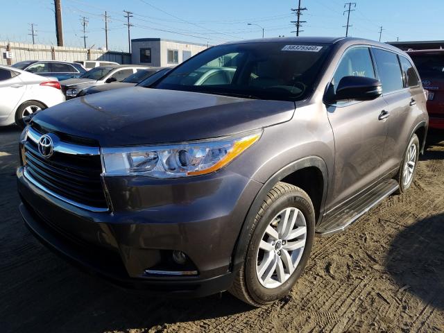 Photo 1 VIN: 5TDZKRFH9GS178399 - TOYOTA HIGHLANDER 