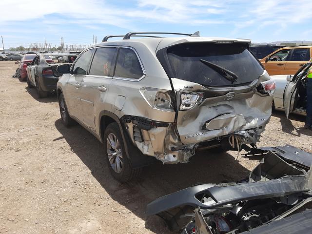 Photo 2 VIN: 5TDZKRFHXFS077225 - TOYOTA HIGHLANDER 