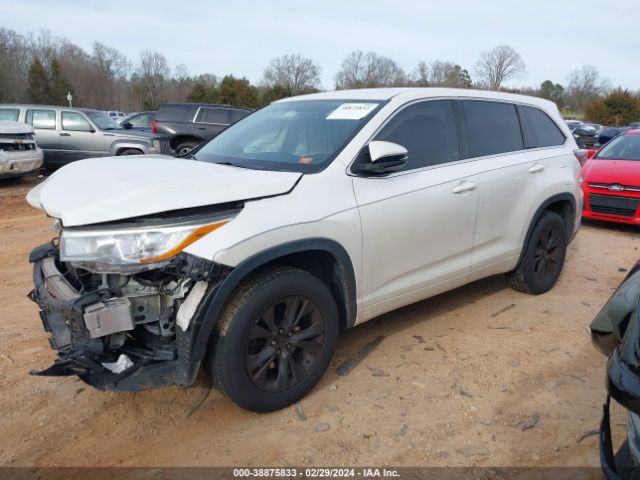 Photo 1 VIN: 5TDZKRFHXFS087589 - TOYOTA HIGHLANDER 