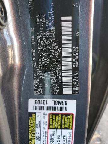 Photo 12 VIN: 5TDZM5G11CS004146 - TOYOTA SEQUOIA 