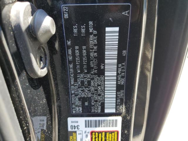 Photo 12 VIN: 5TDZSKFC4NS064982 - TOYOTA SIENNA LIM 