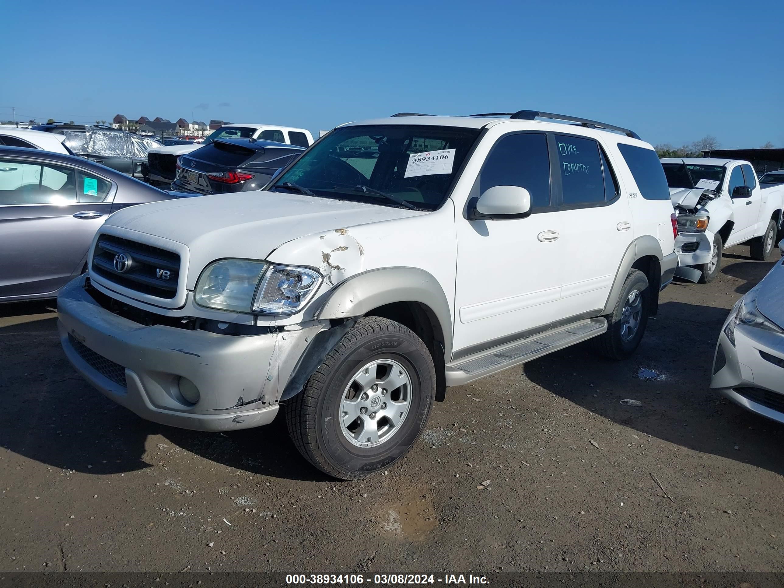 Photo 1 VIN: 5TDZT34A02S069922 - TOYOTA SEQUOIA 