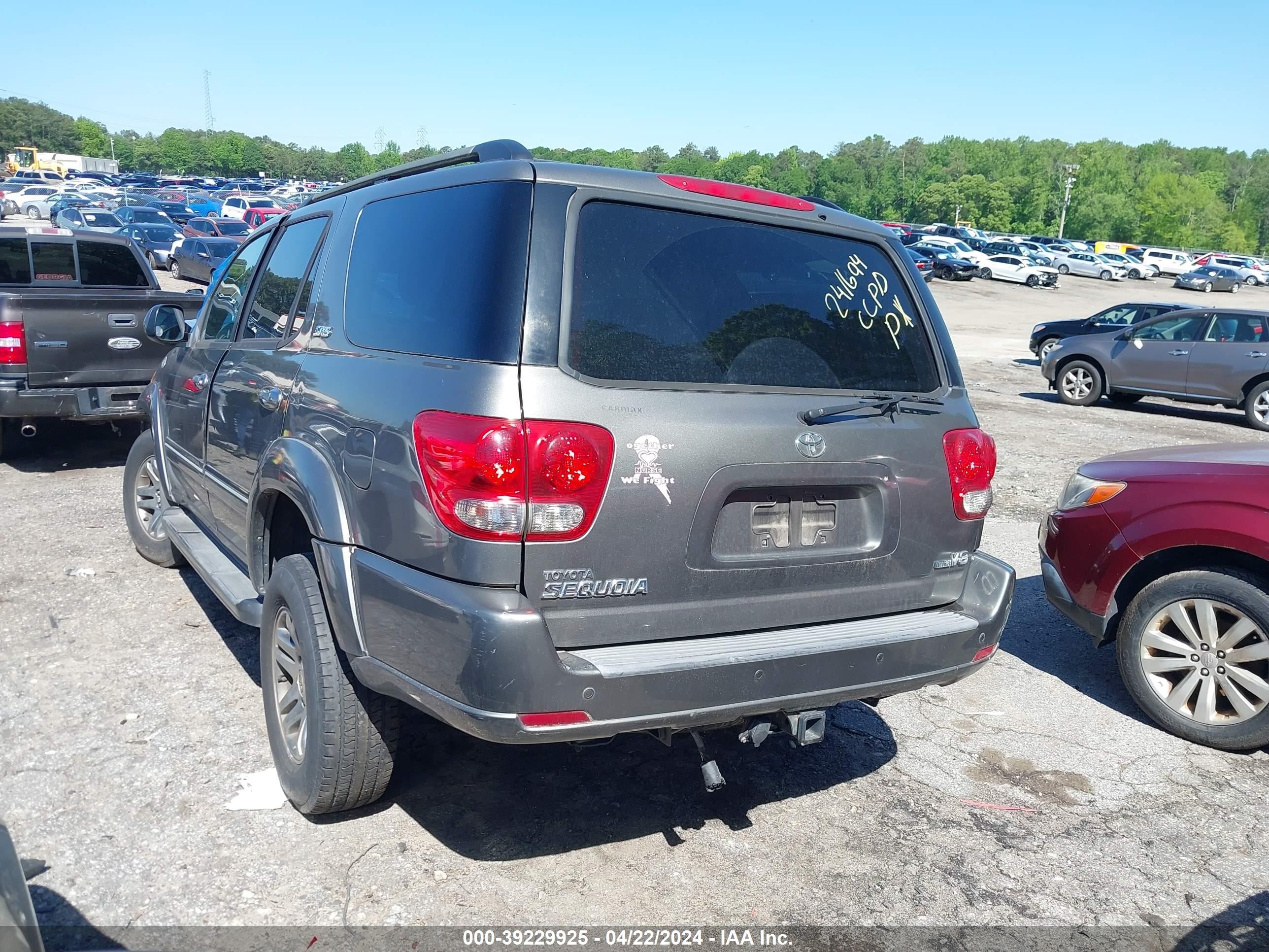 Photo 2 VIN: 5TDZT34A17S298021 - TOYOTA SEQUOIA 