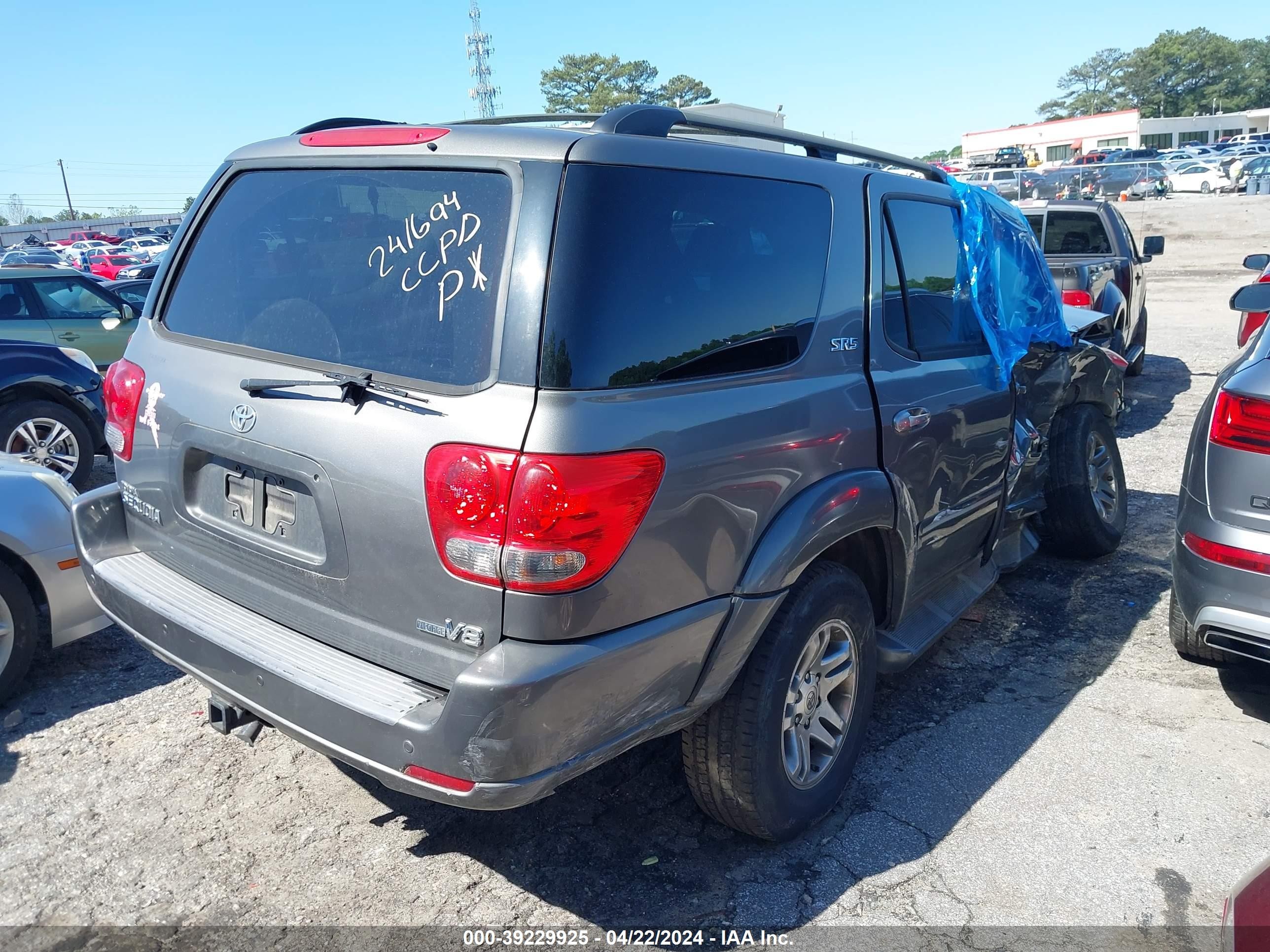 Photo 3 VIN: 5TDZT34A17S298021 - TOYOTA SEQUOIA 