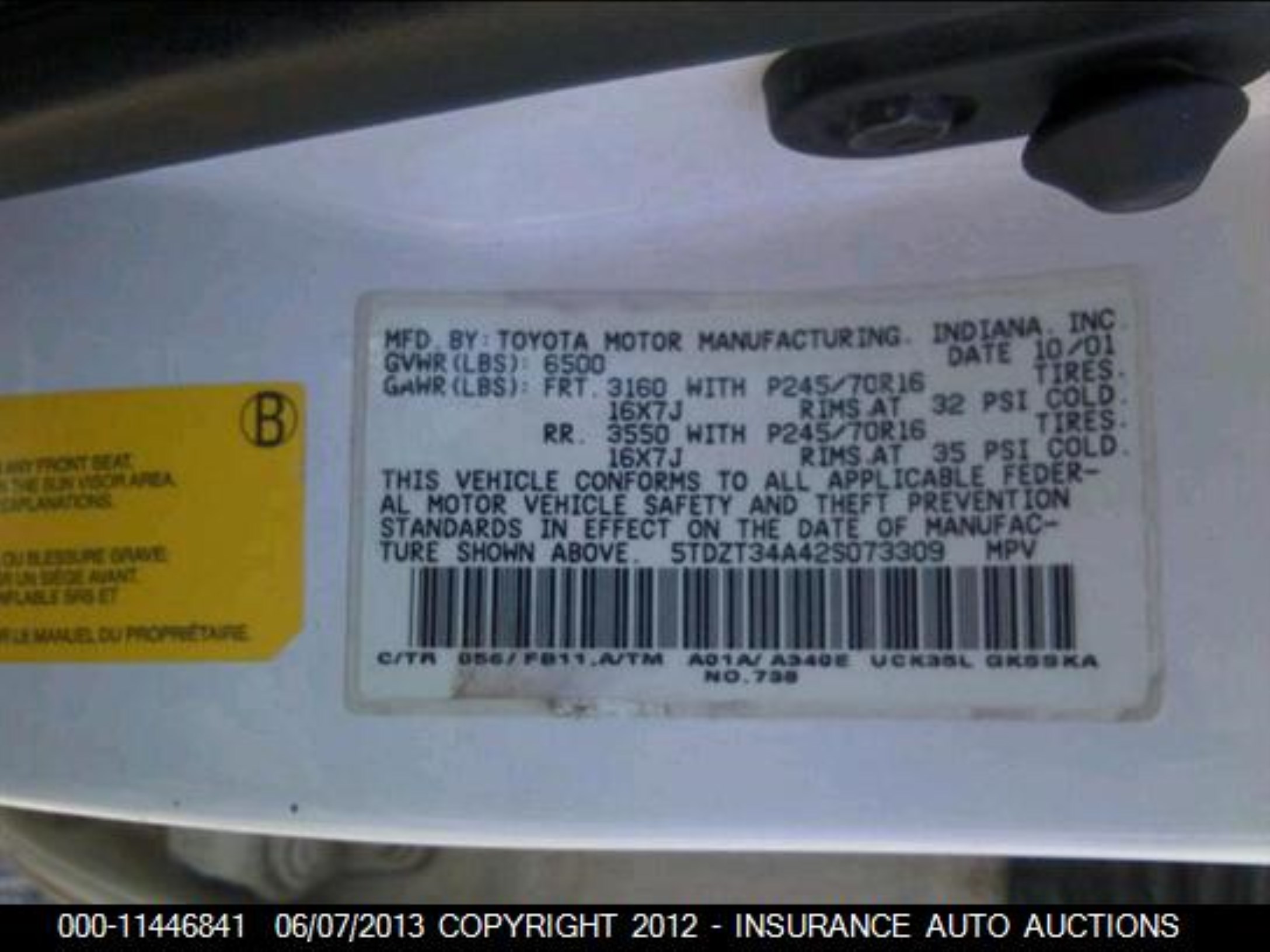 Photo 8 VIN: 5TDZT34A42S073309 - TOYOTA SEQUOIA 