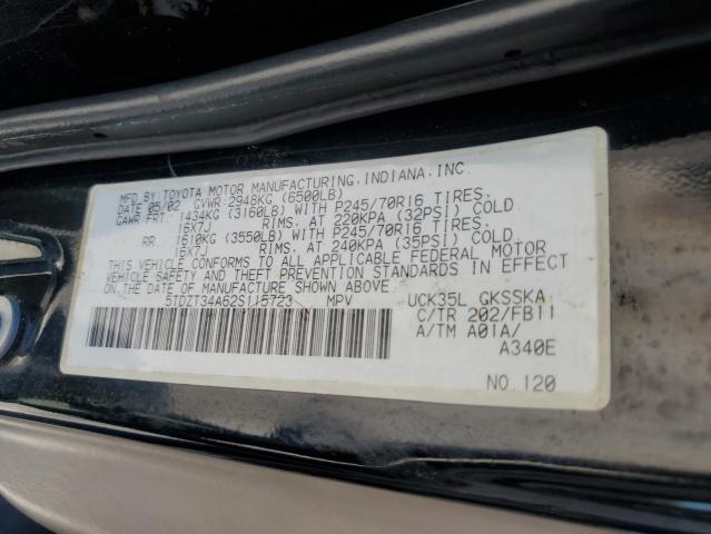 Photo 12 VIN: 5TDZT34A62S115723 - TOYOTA SEQUOIA 