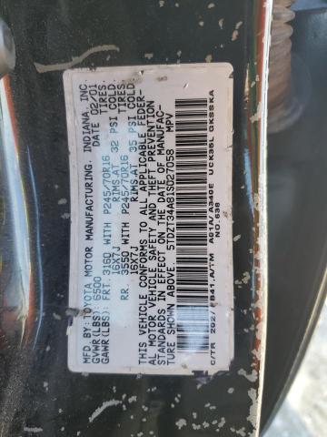 Photo 11 VIN: 5TDZT34A81S027058 - TOYOTA SEQUOIA 