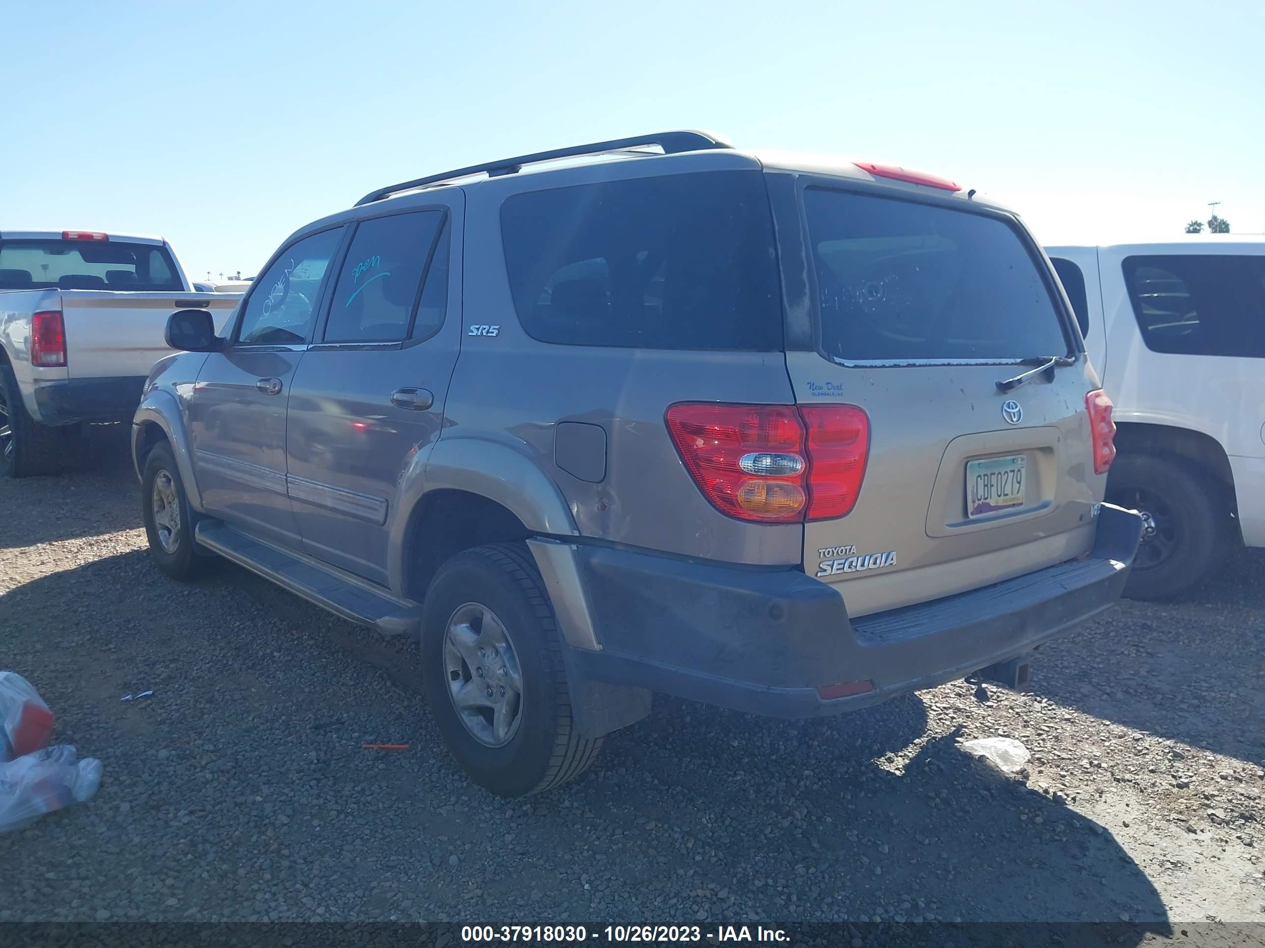 Photo 2 VIN: 5TDZT34AX1S022993 - TOYOTA SEQUOIA 