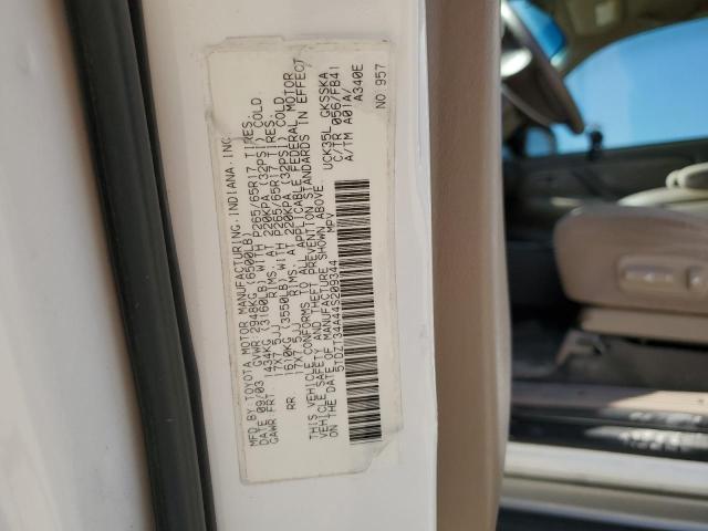 Photo 12 VIN: 5TDZT34AX4S226228 - TOYOTA SEQUOIA SR 