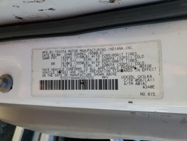 Photo 12 VIN: 5TDZT38A44S227532 - TOYOTA SEQUOIA 