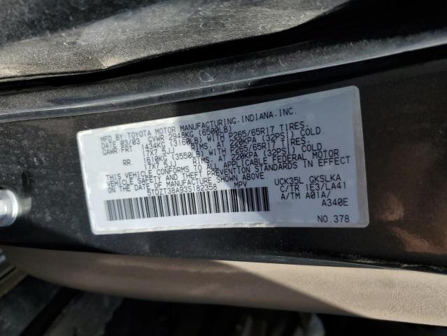 Photo 12 VIN: 5TDZT38A93S182358 - TOYOTA SEQUOIA 