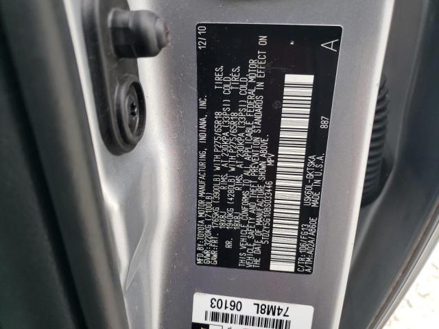 Photo 12 VIN: 5TDZY5G10BS033446 - TOYOTA SEQUOIA SR 