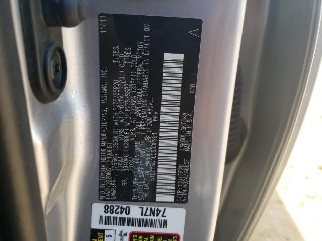 Photo 11 VIN: 5TDZY5G16CS038961 - TOYOTA SEQUOIA SR 