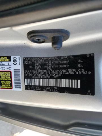 Photo 12 VIN: 5TDZZ3DC1LS030788 - TOYOTA SIENNA L 