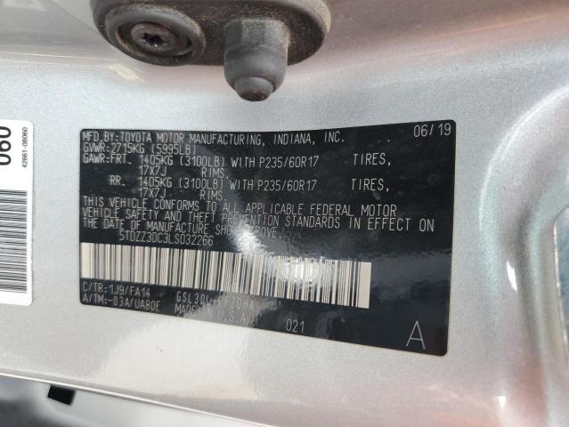 Photo 12 VIN: 5TDZZ3DC3LS032266 - TOYOTA SIENNA 