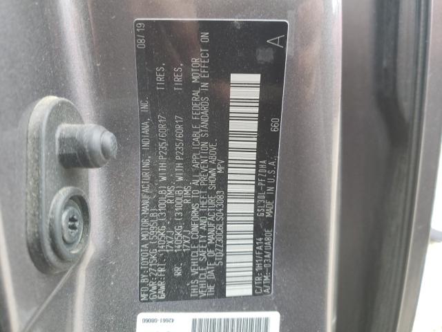 Photo 9 VIN: 5TDZZ3DC6LS043083 - TOYOTA SIENNA L 