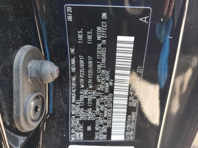 Photo 12 VIN: 5TDZZ3DC6LS075919 - TOYOTA SIENNA 